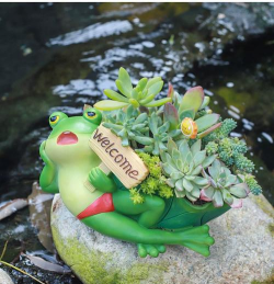 养花摆件青蛙 养花摆件青蛙