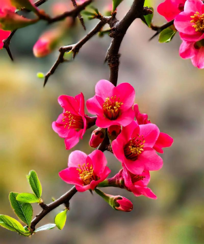 贴梗海棠如何花多