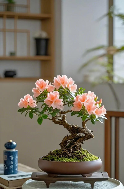 杜鹃盆景造型怎么做