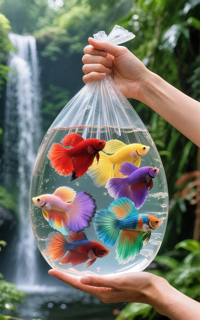 微景观里养的什么鱼