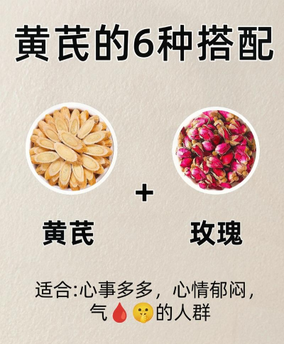 黄芪配什么喝是抗衰老