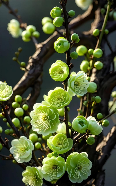 梅花枝干是绿色什么品种