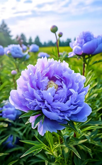 夏天牡丹什么样子