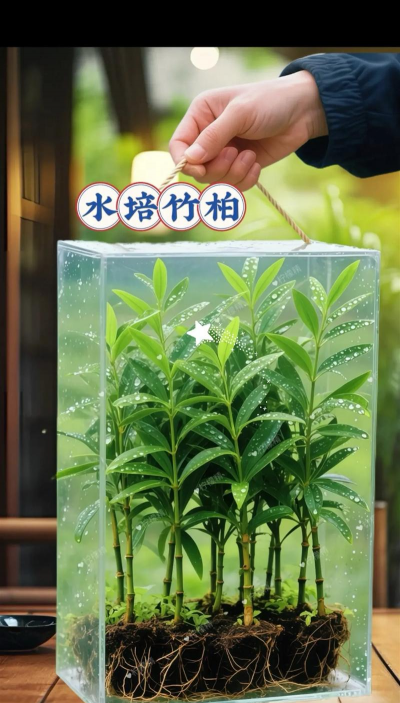 水养竹子长大什么样