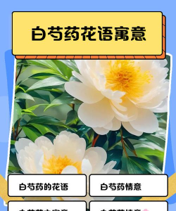 白芍药花花语象征着什么