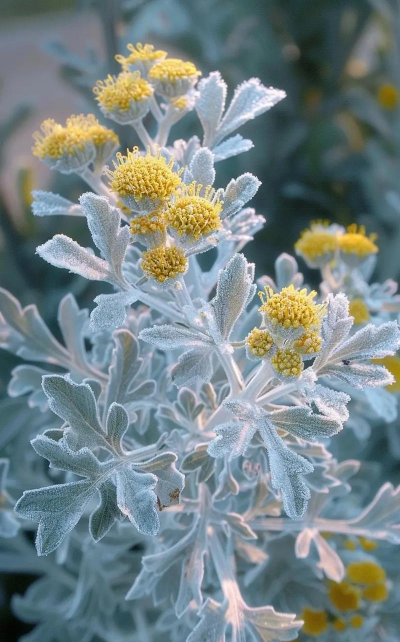银叶菊的花是什么样的