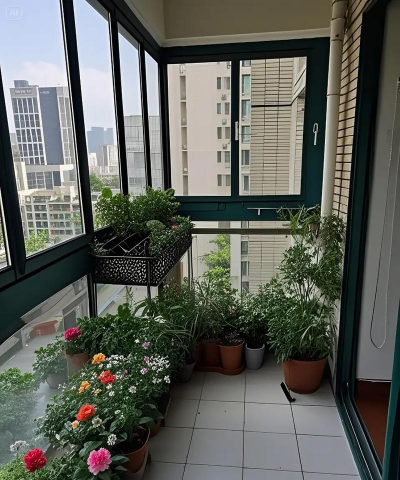 阳台朝南养花