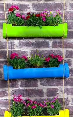 废旧水管养花教程