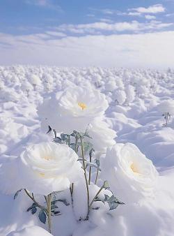 什么花冬天开是白色的