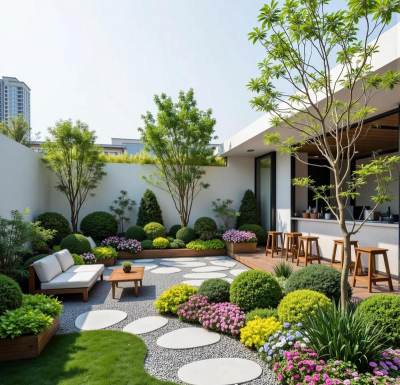 庭院景观绿化设计，打造舒适空间，提升生活品质