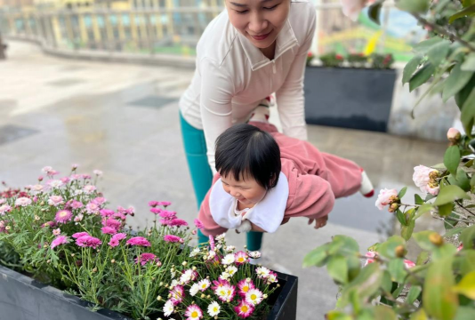 周末养花陪娃