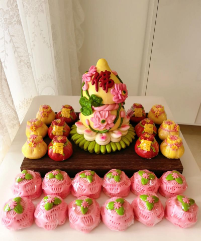 供养花馒头简单