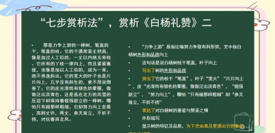 白杨礼赞和养花