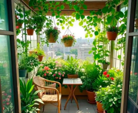 房屋腰际线养花