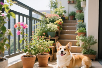 养狗阳台养花 养狗阳台养花