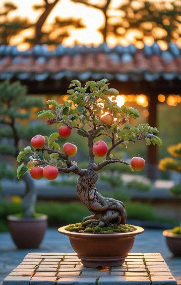 苹果盆栽室外养花