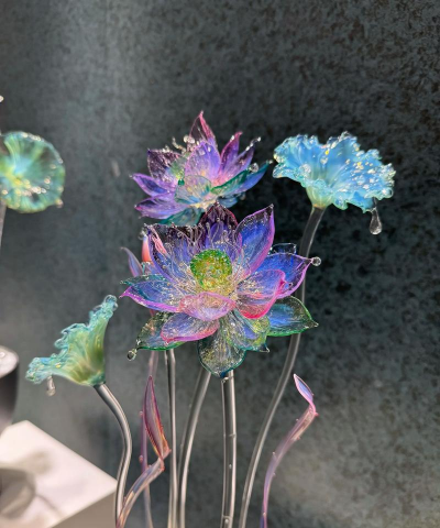 琉璃花片水养花