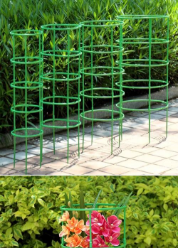 养花支架布铁丝.