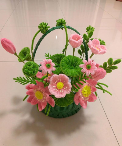 变废为宝养花的花篮