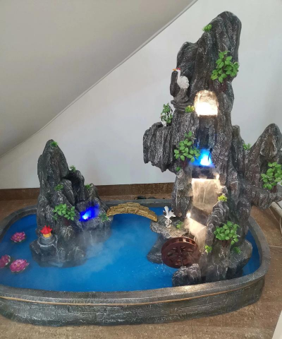 超大养花假山接水盘