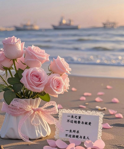 感谢爱我的人养花文案