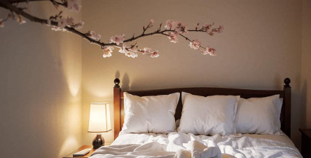 卧室养花桃花运