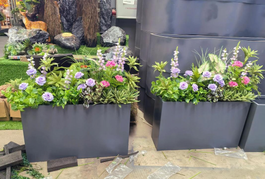 大塑料箱子养花