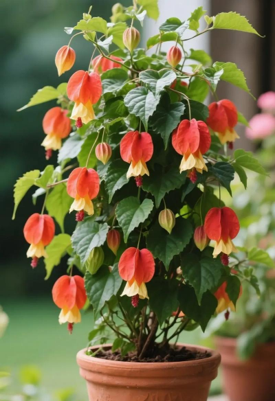 灯笼花盆景养花