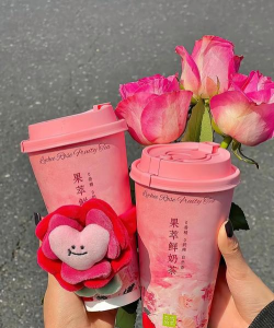 蜜雪杯子养花文案