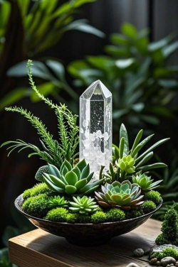 白水晶可以养花