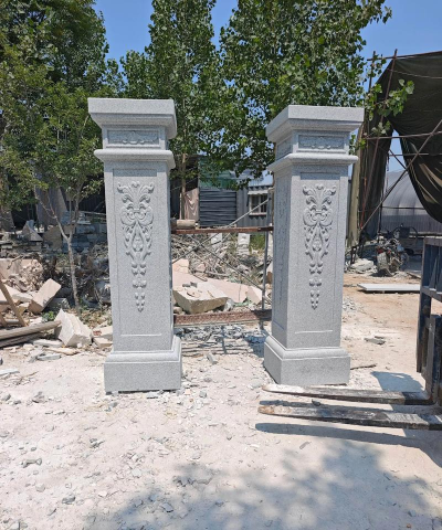 大门石柱可以养花吗