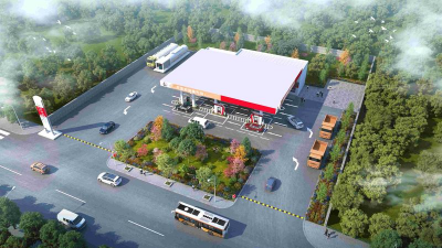 加油站绿化设计，提升环境形象，保障安全运营