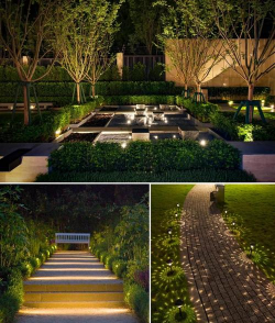 绿化照明设计，提升夜间景观，创造舒适氛围