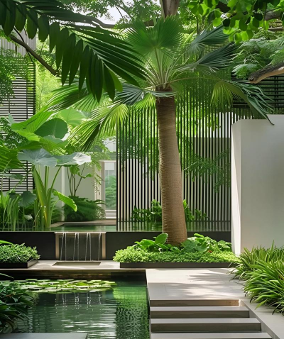 海南花园绿化设计，打造热带风情，提升居住体验