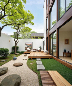 农村四合院绿化设计，提升居住舒适度，打造自然庭院