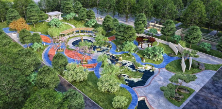 小游园绿化设计,提升空间美感,营造舒适环境 小游园绿化设计,提升空间美感,营造舒适环境