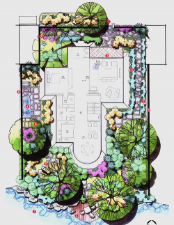 小别墅绿化设计图，打造私密庭院，提升居住品质