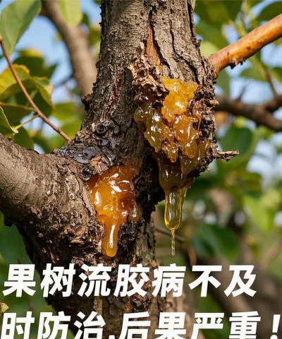 树流胶防治，找准原因，对症下药
