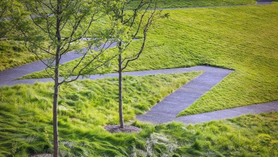 绿化造型竖向设计，提升空间层次，优化视觉体验