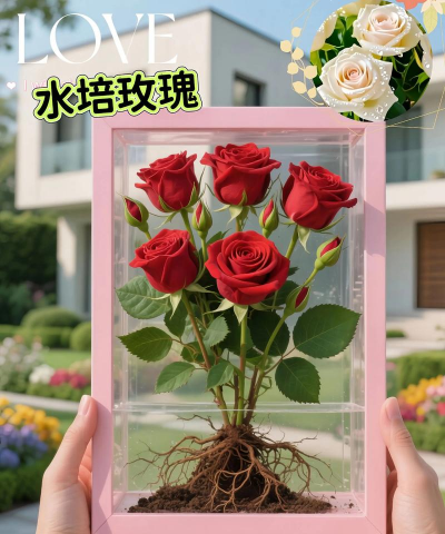 鲜玫瑰花水养怎么保存，延长花期，保持鲜艳