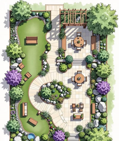 家庭庭院绿化设计APP,帮你轻松规划,打造理想花园 家庭庭院绿化设计APP,帮你轻松规划,打造理想花园