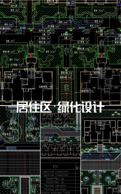 秦安绿化设计图纸，看懂关键要点，避免施工出错