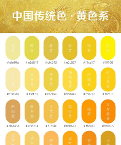 黄的种类有什么