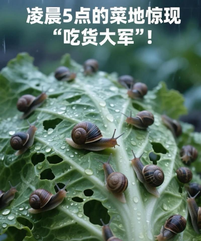 养花总有蜗牛 养花总有蜗牛