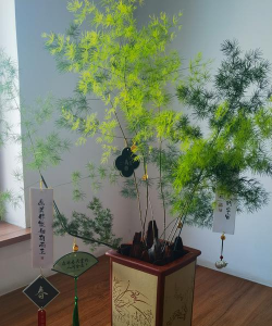 盆花出室把四关 盆花出室把四关