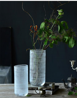 白色透明养花器皿 白色透明养花器皿