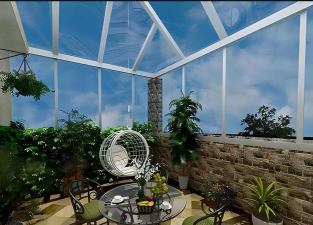 阳台太阳棚养花 阳台太阳棚养花