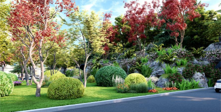 中央分隔带绿化设计,提升道路安全,美化城市环境 中央分隔带绿化设计,提升道路安全,美化城市环境