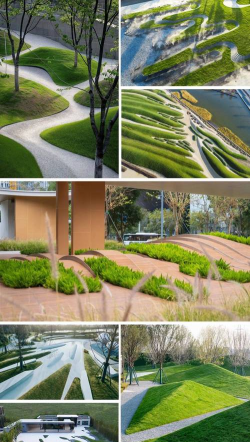 绿化微地形景观设计,提升空间层次,营造自然美感 绿化微地形景观设计,提升空间层次,营造自然美感