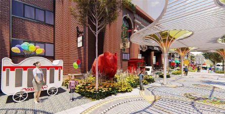 商业步行街绿化设计,提升购物体验,营造舒适环境 商业步行街绿化设计,提升购物体验,营造舒适环境